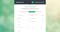 Desktop Screenshot of godrama.com